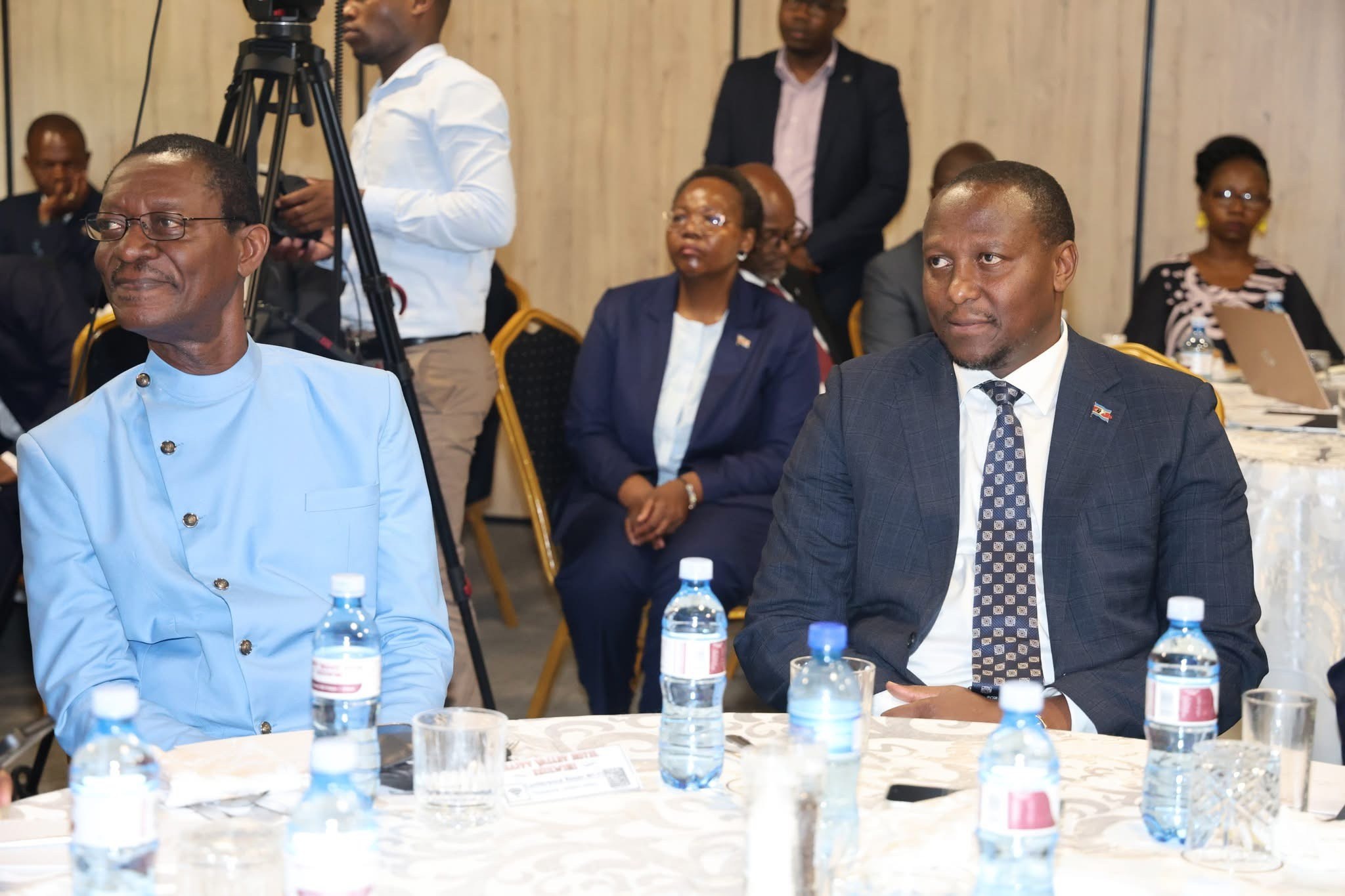 Dela and Eswatini PM listen to a speaker_2026-09-21